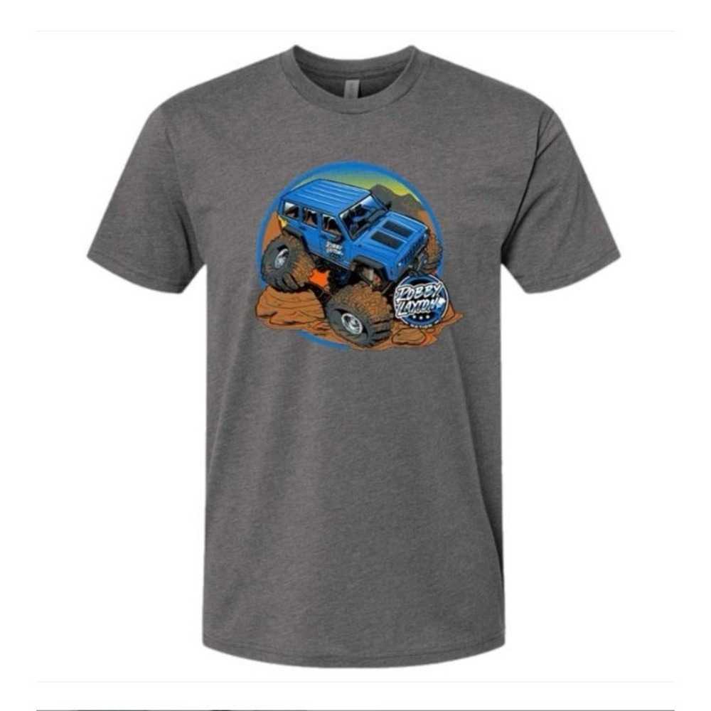 Next Level Apparel Gray‎ Robby Layton Truck Nation Off Road T-Shirt - Large
